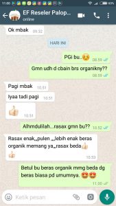Beras Organik Ekafarm