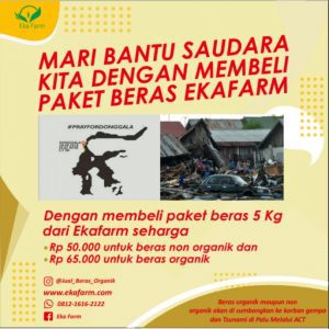 Eka Farm Peduli Gempa Dan Tsunami Palu