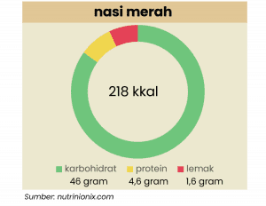 nutrisi nasi merah